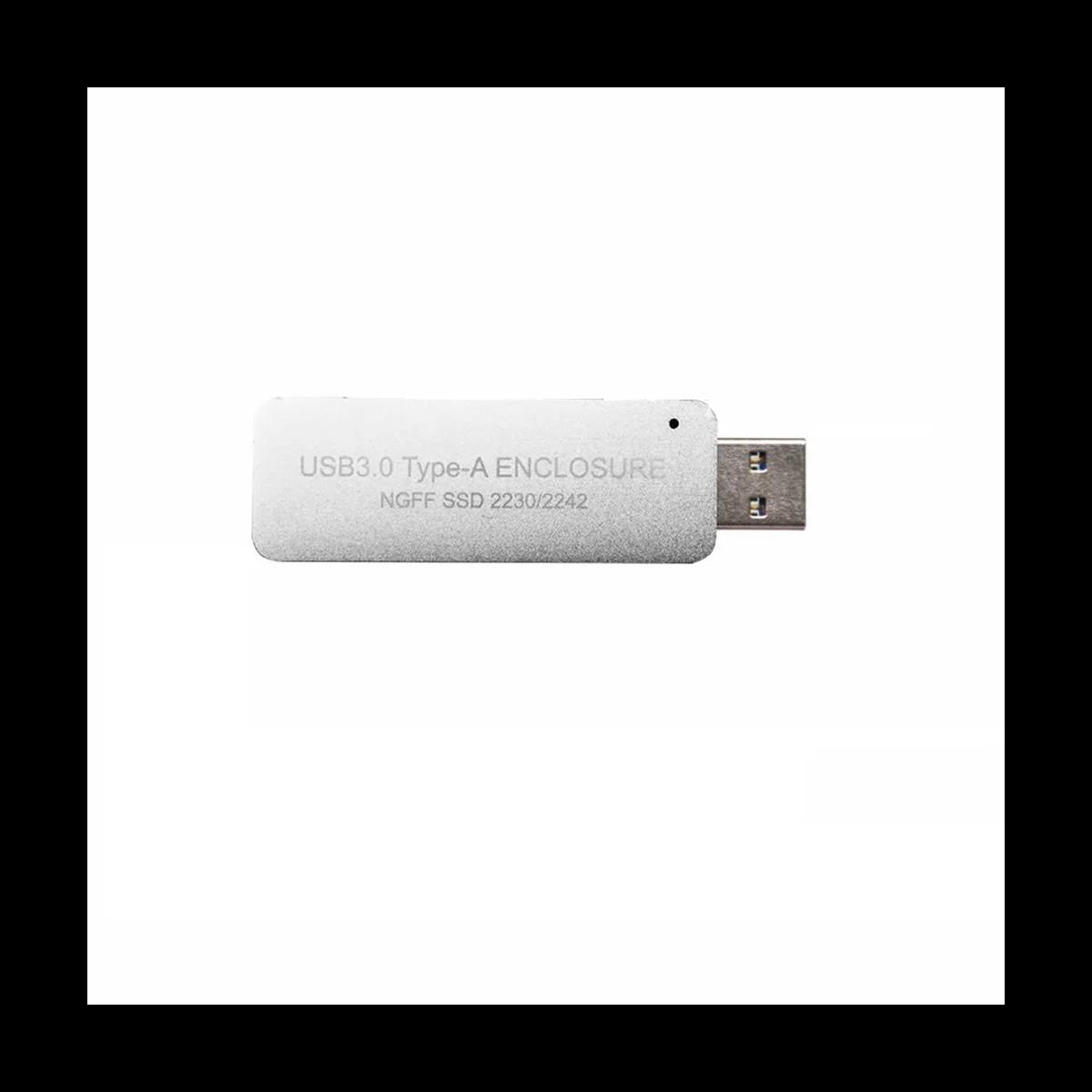 NGFF B-Key SATA ݿ ̺  Ŭ ̽, USB3.0 TYPE-A to SSD, 2230 Ǵ 2242 M.2 SSD, ǹ